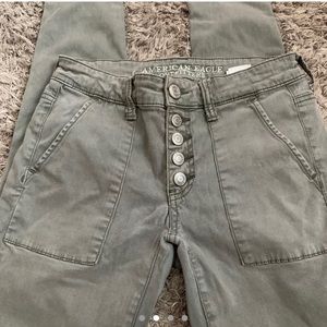 American Eagle Green Jeans